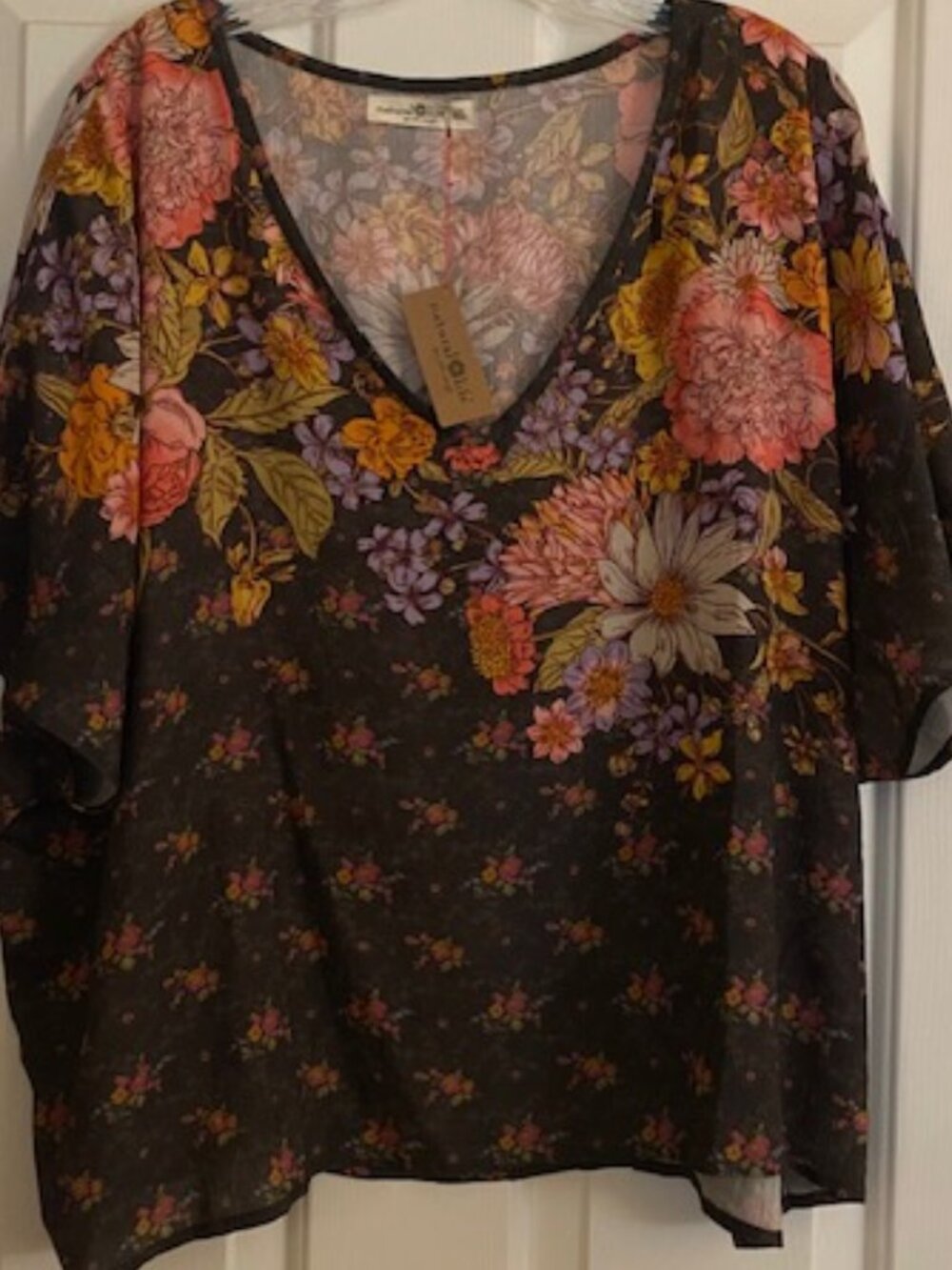 A loose and pretty floral top